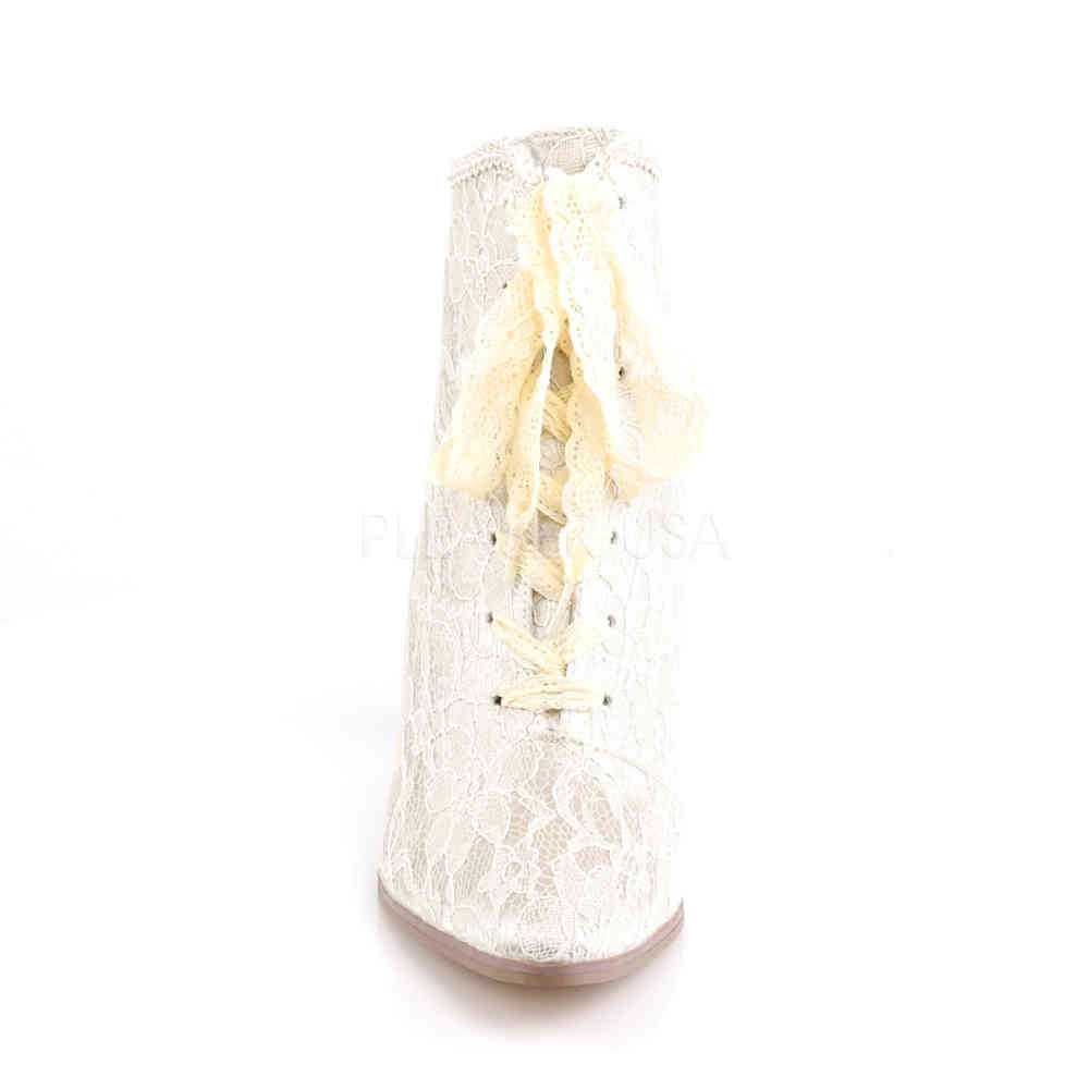 Fabulicious - VICTORIAN-30 Enkellaars - Beige